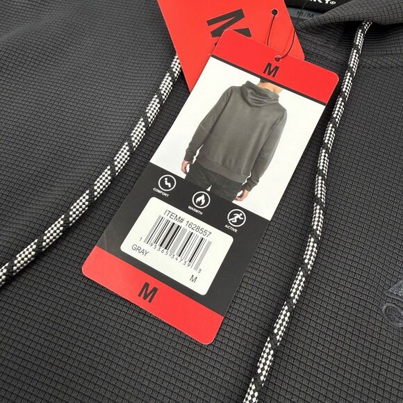NWT Gerry Men's Performance Pullover Hoodie Bundle of 2 Black/Gray Medium - Picture 11 of 16